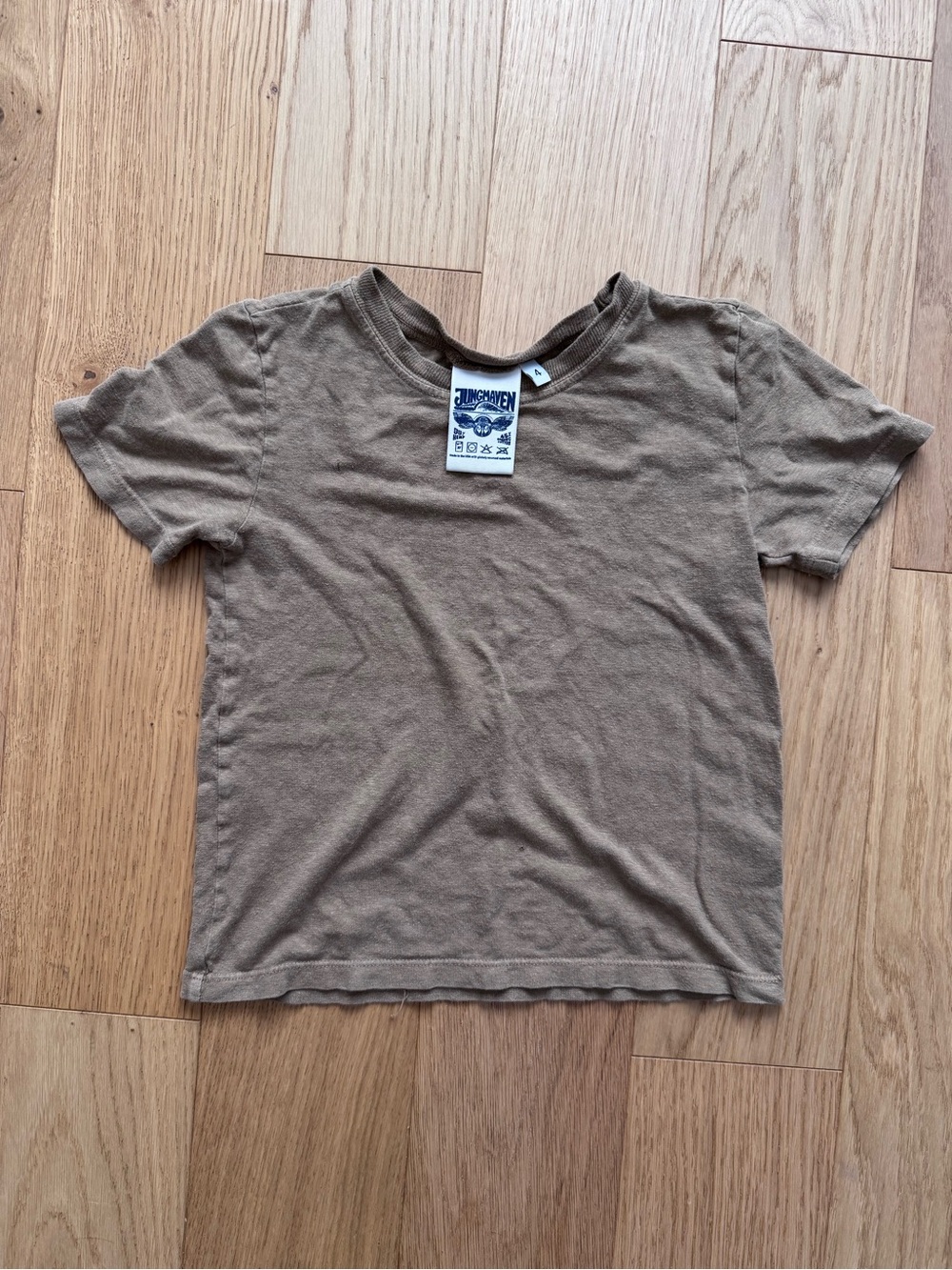 Jungmaven Kids Short Sleeve Tee in Brown